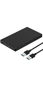 SABRENT USB 3.0 to SATA External Hard Drive Lay-Flat Docking Station for 2.5 or 3.5in HDD, SSD [Support UASP] (EC-DFLT)