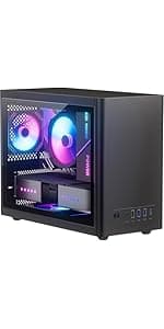 Micro ATX Case PC Case: MATX Case DTX Mini PC ITX Desktop Computer Case Support Micro ATX MATX DTX ITX Mini PC
