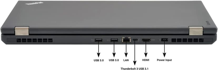 Lenovo Thinkpad P50 15.6 Workstation, Quad Core i7 6820HQ 2.7Ghz, 64GB DDR4, 1TB NVMe SSD, 1080P Full HD, Quadro M2000M 4GB GDDR5, Thunderbolt 3, HDMI, Webcam, Windows 10 Pro (Renewed)