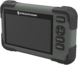 Stealth Cam SD Card Reader/Photo & HD Video 1080P Viewer | Durable Water-Resistant Housing | 4.3" Color LCD Screen | Wrist Lanyard