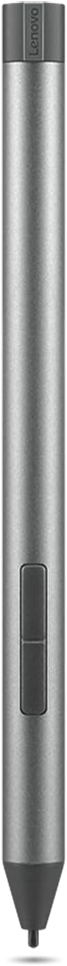 Lenovo Digital Pen 2 (Laptop) - Ultra-Tactile Response - 4,096 Levels of Pressure - Natural Feel Elastometer Pen Tip - Extended Battery Life - Silver, Grey