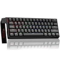 Aula WIN60 HE - 60% Mechanical Gaming Keyboard Wired, Magnetic Switch Hot Swappable, Adjustable Actuation Rapid Trigger Mode, 8000 Hz Polling Rate, RGB Small Keyboard 60 Percent Compact Design for PC