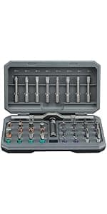 24 in 1 Magnetic Screwdriver Set, DIY Ratchet Mini Screwdriver Set, Removable self-assembly Precision Screwdriver kit, Magnetic DIY Precision Tool kit for PC Mobile Watch Bicycle