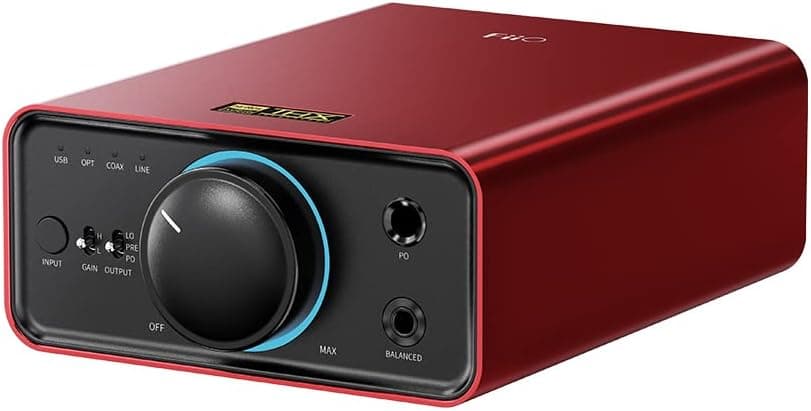 FiiO K7 Full Balanced HiFi DAC Headphone Amplifier AK4493S*2, XMOS XU208 PCM384kHz DSD256,USB/Optical/Coaxial/RCA Inputs, 6.35mm/4.4mm Output
