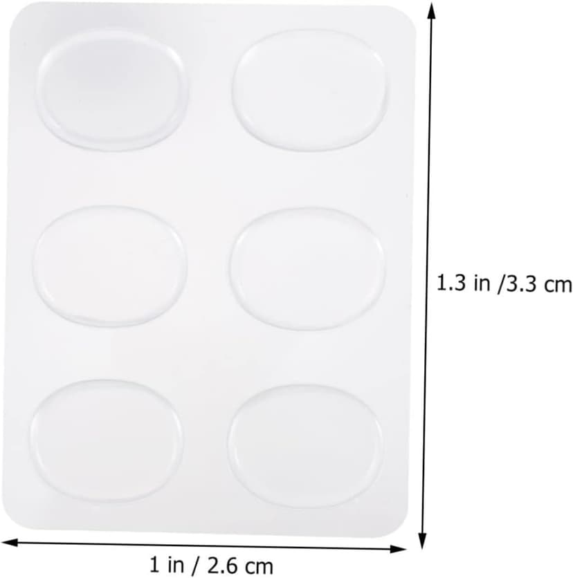 12 Pcs Drum Silence Pads Durable Drum Dampeners Cymbals Transparent Color Easy Stick Washable Accessories