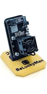 Bitcoins Miner NerdQaxe++ 4.8TH/s ASIC Miner & Crypto Miner - Solo Miner for BTC, 2.4Gwifi Open-Source,SHA-256, Low Power 98W, Silent Home Mining with Bitaxe Miner Technology (Green)