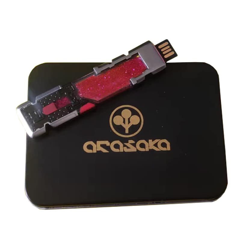 Cyberpunk 2077 The Relic - Johnny Silverhand - Arasaka Flash Drive (64G USB2.0)