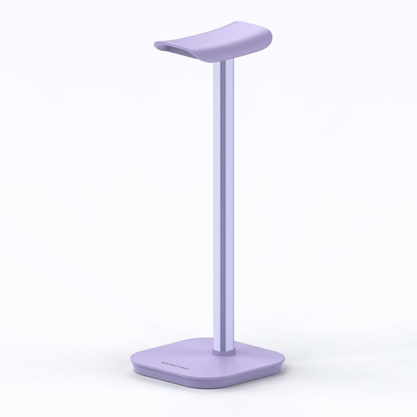 Headphone Stand, Desktop Headset Holder (Purple) Heavy Base Desk Earphone Stand Aluminum Gaming Headset Hanger Rack for AirPods Max, AirPods, AirPods Pro, Beats, Bose