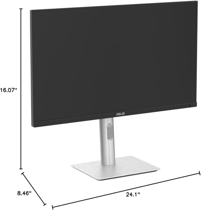 ASUS ProArt Display 27” 4K HDR Professional Monitor (PA279CRV) - IPS, UHD (3840 x 2160), 99% DCI-P3/Adobe RGB, ΔE < 2, Calman Verified, USB-C PD 96W, DisplayPort, Daisy-Chain, Ergonomic, 3yr Warranty