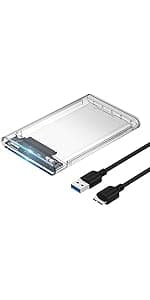SABRENT USB 3.0 to SATA External Hard Drive Lay-Flat Docking Station for 2.5 or 3.5in HDD, SSD [Support UASP] (EC-DFLT)