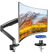 ErGear Dual Monitor Stand, Heavy Duty Adjustable Monitor Desk Mount for 2 Screens up to 32 Inches, Fully Adjustable Height, Tilt, Swivel, Rotate, Supports 17.6 lbs per Monitor Arm, Easy Installation