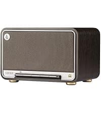 Edifier QR65 Desktop Active Monitor with 2.75" Long-Throw Aluminum Diaphragm mid-Low Drivers, Hi-Res Audio, Brilliant Light Effects, 70W Output Power Bluetooth Speakers with Stands - Black