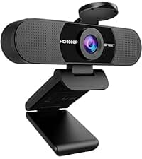 EMEET 1080P Webcam with Microphone, C960 Web Camera, 2 Mics Streaming Webcam, 90°FOV Computer Camera, Plug and Play USB Web Cam for Online Calling/Conferencing, Zoom/Teams/Facetime/YouTube, Laptop/PC