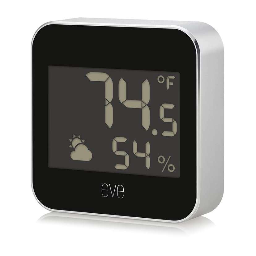 Eve Weather - Apple HomeKit Smart Home, Connected Outdoor Weather Station for Tracking Temperature, Humidity & Barometric Pressure, Precision Sensors, Wireless, Bluetooth and Thread