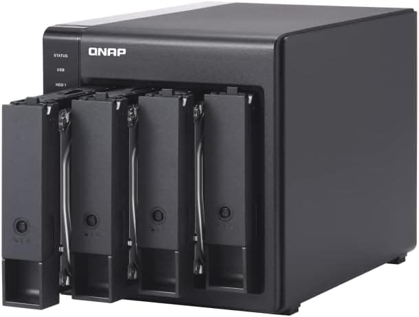 QNAP TR-004 4 Bay USB Type-C Direct Attached Storage (DAS) with hardware RAID (Diskless)