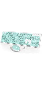 WisFox 2.4G Wireless Mouse for Laptop, Ergonomic Computer Mouse with USB Receiver and Type-C Adapter, 3 Adjustable Levels DPI, 6 Button Cordless Wireless Mice (Grey)