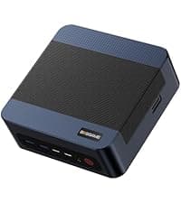 P4 Light Gaming Mini PC, Ryzen 7 5825U, 32GB RAM 1TB SSD, 11 Pro Triple 4K 60HZ Displays Desktop Computers, Support PS3 Emulator Micro PC, HDMI+DP+Type-C, WiFi 6E, BT5.2, Dual 2.5GbE LAN
