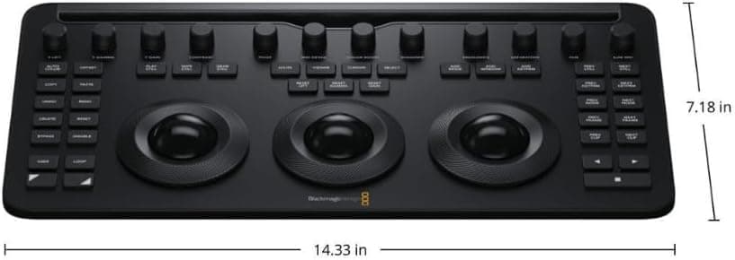 Blackmagic Design Davinci Resolve Micro Color Panel (EN) Bundle with 3-Port USB-C Hub (2 Items)