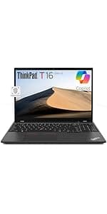 Lenovo ThinkPad T16 Business Workhorse Laptop (16" FHD+ Touchscreen, Intel 10-Core i7-1355U, 32GB DDR5 RAM, 1TB SSD) Military Grade, dTPM, Ethernet, FHD Webcam, 3-Y WRT, Win 11 Pro w/AI Copilot, Grey