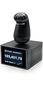 Bitcoins Miner NerdQaxe++ 4.8TH/s ASIC Miner & Crypto Miner - Solo Miner for BTC, 2.4Gwifi Open-Source,SHA-256, Low Power 98W, Silent Home Mining with Bitaxe Miner Technology (Green)