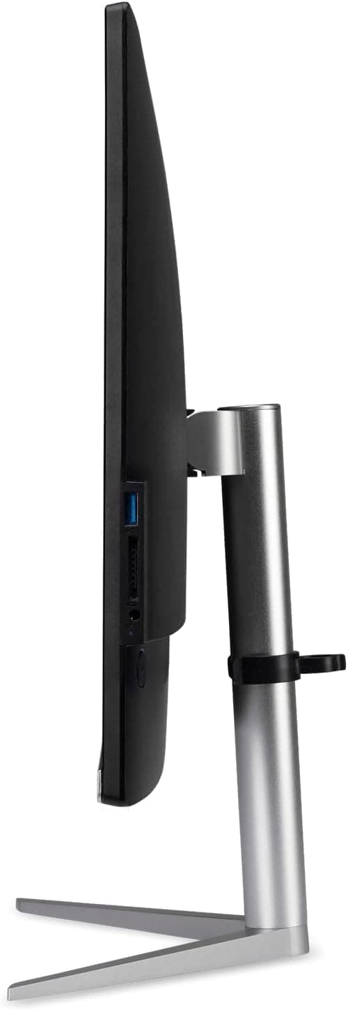 Acer Aspire C24-1300-UR31 AIO Desktop | 23.8" Full HD IPS Display | AMD Ryzen 3 7320U Quad-Core Processor | AMD Radeon 610M Graphics | 8GB LPDDR5 | 512GB PCIe SSD | Wi-Fi 6E | Windows 11 Home,Black