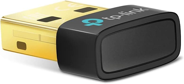 TP-Link USB Bluetooth Adapter for PC, Bluetooth 5.0/5.3 Dongle Receiver, Plug and Play, Nano Design, EDR & BLE, Supports Windows 11/10/8.1/7 for Desktop, Laptop, PS5/PS4/Xbox Controller (UB500)