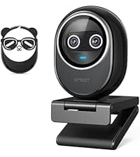 EMEET S600 4K Webcam for Streaming - Sony 1/2.5'' Sensor, PDAF Autofocus, 1080P@60FPS, 2 Noise Reduction Mics, Built-in Privacy Cover, 73° FOV, Streaming Camera for Live Commerce/Gaming/Beauty
