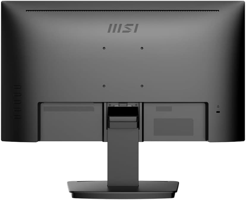MSI PRO MP223 E2, 22-inch VA 1920 x 1080 (FHD) Computer Monitor, 100Hz, Adaptive-Sync, HDMI, Video Port, Display Port, VESA Mountable, Tilt, 1ms, Black