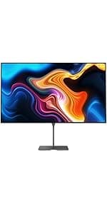 DOUGH Spectrum Black 32" ES07EFE 4K 240Hz Dual-Mode OLED with Gorilla Glass Monitor and Stand ES07D04 Bundle (Monitor with Stand)