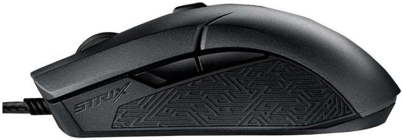 ASUS Ambidextrous Optical Gaming Mouse - ROG Strix Evolve | Wired Gaming Mouse for PC | 7200 DPI, Omron Switches | 4 Customizable Ergonomic Styles | Aura Sync RGB, Armoury II