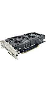 QTHREE Radeon RX 560 XT 8GB GDDR5 Graphics Card,1792SP,128 Bits,DVI,HDMI,DP,Gaming Video Card for PC,Computer GPU,PCI Express x16 3.0