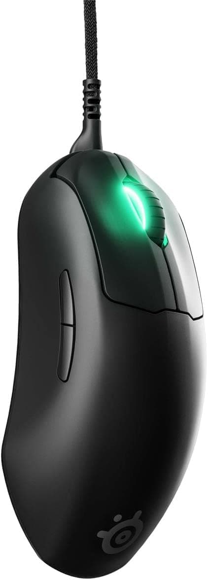 SteelSeries Esports FPS Gaming Mouse – Ultra Lightweight 69g – Prime Edition – 5 Programmable Buttons – 18K CPI TrueMove Pro Sensor – Magnetic Optical Switches – Customization - RGB Lighting – PC/Mac