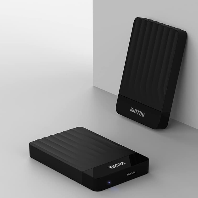 Portable External Hard Drive Storage Expansion Mobile HDD USB 3.0 USB-C for PC, Mac, Desktop, Laptop, PS4, PS5, Xbox One X/S, Xbox 360, Xbox Series X/S, Office & Game (Black, 1TB)