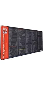 Shortcut Keys Mouse Pad for Unreal Engine,Unreal Engine Hotkeys Office Desk Mat,Work Desk Large XXL Keyboard Mousepad, Waterproof Non-Slip and Stitched Edge(31.5×13.8 inch)