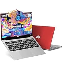 15.6-FHD-Laptop Student-Laptop, 16GB RAM 256GB SSD, Intel Pentium Quad-Core N100 Processor (Up to 3.4GHz) Backlit Keyboard Fingerprint WiFi 6 BT5.2 Business-Laptop, 2 Years Warranty Windows 11 Laptop