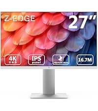 4K Monitor, Z-Edge 28 inch IPS Monitor, UHD 3840x2160 IPS Computer Monitor, 300 cd/m², 144Hz Refresh Rate, 1ms MPRT Response Time, U28I4K Ultra-Thin Bezel