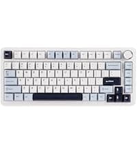 EPOMAKER x Aula F75 Gasket Mechanical Keyboard, 75% Wireless Hot Swappable Gaming Keyboard with Five-Layer Padding&Knob, Bluetooth/2.4GHz/USB-C, RGB (Light Blue, LEOBOG Reaper Switch)