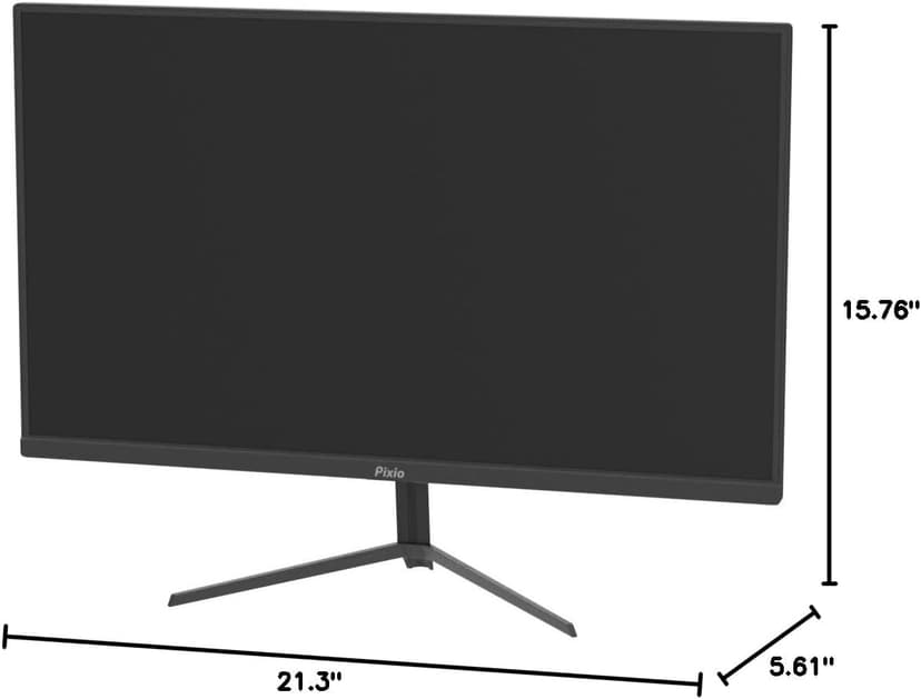 Pixio PX248 Prime V2 Black 24 inch 180Hz Refresh Rate FHD 1080p Resolution Fast-IPS Panel 1ms GTG Response Time Adaptive Sync LED Built-in Speakers Tilting Stand Gaming Monitor