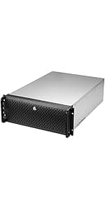 Rosewill 4U Server Chassis Hot Swap HDD 12 Bay Rack Mount Server Case, Support 12x 3.5 HDD Bays E-ATX Board, Rackmount Server Case Include Front 3X 120mm Fans Rear 2X 80mm Fans, 25" Deep RSV-L4412U