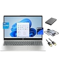 Lenovo IdeaPad Slim 3 Linux Laptop, 15.6" FHD Touchscreen Laptop, 8-Core AMD Ryzen 7 5825U, 16GB RAM, 512GB SSD, Keypad, SD Card Reader, Stylus Pen + External Portable SSD + USB Hub, Linux Ubuntu OS