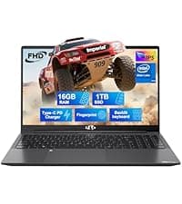 NIMO 17.3" IPS FHD-Gaming-Laptop, 8 Cores AMD Ryzen 7 6800H 32GB DDR5 RAM 1TB SSD (Beat Intel i7-12700H, Up to 4.7GHz) AMD Radeon 680M GPU-Computer with 100W Type-C Backlit Keyboard, Fingerprint