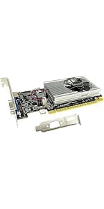QTHREE Radeon HD 6570 Low Profile Graphics Card,Dual HDMI,1GB,GDDR3,64-Bits,Desktop Video Card for PC Gaming,PCI-Express X16,Computer GPU