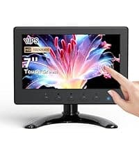 Eyoyo Mini Monitor 7 Inch Small HDMI Monitor 1024x600 LCD Screen Display HMDI AV VGA BNC USB Input for PC CCTV Security Camera Computer Laptop RasPi