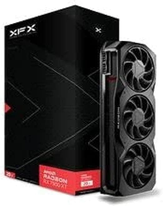 XFX Radeon RX 7900XT Gaming Graphics Card with 20GB GDDR6, AMD RDNA 3 RX-79TMBABF9