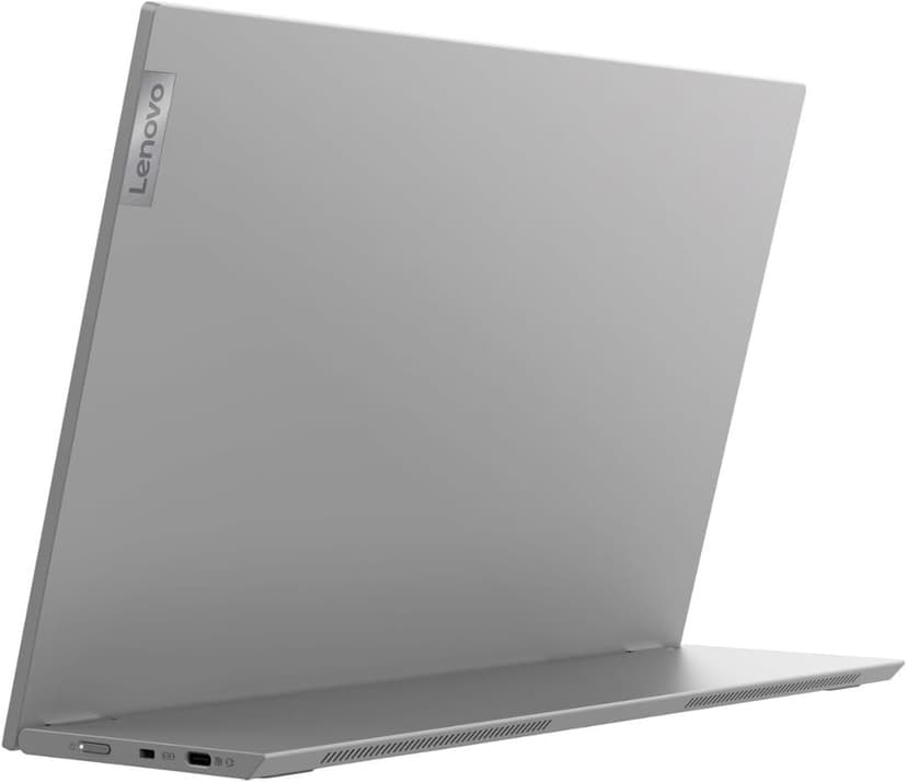 Lenovo L15 Portable Monitor, 15.6” Display, Full HD Resolution, IPS Panel, 250 nits Brightness, 60Hz Refresh Rate, USB-C Ports, Height-Adjustable Stand, Flicker-Free Technology, Grey