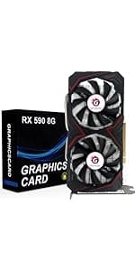 Radeon RX 5700 XT 8GB Graphics Card GDDR6 2560SP 256bit Computer Graphics Cards GPU PCI-e 4.0 x16 HDMI/DisplayPort*3 Interface,AMD Video Cards for PC Gaming and Office, Support Up to 8K