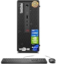 Lenovo ThinkStation P3 Tiny Workstation Desktop (Intel 14-Core i5-14500 vPro (> i7-13700), 16GB DDR5, 512GB SSD), Business Mini PC, Micro & MFF Computer, Ethernet, Wi-Fi 6, HDMI, Win 11 Pro, 2025
