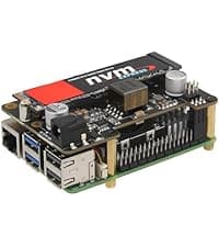 Geekworm X1001 PCIe to M.2 HAT Key-M NVMe SSD PIP PCIe Peripheral Board for Raspberry Pi 5 Support M.2 2230/2242/2260/2280 SSD
