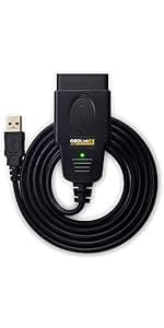 OBDLink SX USB: Professional Grade OBD-II Automotive Scan Tool for Windows – DIY Car and Truck Data and Diagnostics