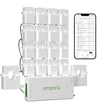 Emporia Vue 3 Home Energy Monitor - Smart Home Automation Module and Real Time Electricity Usage Monitor, Power Consumption Meter, Solar and Net Metering for UL Certified Safe Energy Monitoring